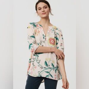 LOFT Floral Blouse – Size Small – Like New
